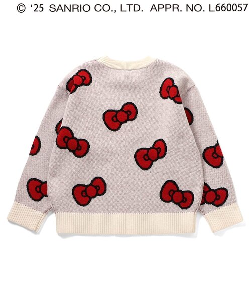 ハローキティ」リボンジャカードニット（ニット/セーター）｜sanrio