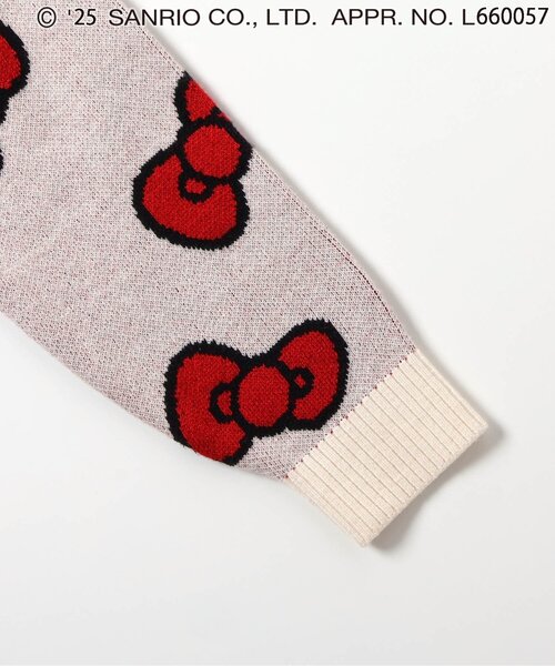 ハローキティ」リボンジャカードニット（ニット/セーター）｜sanrio