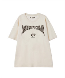 VGP グラフィックロゴ 半袖Tシャツクリーム