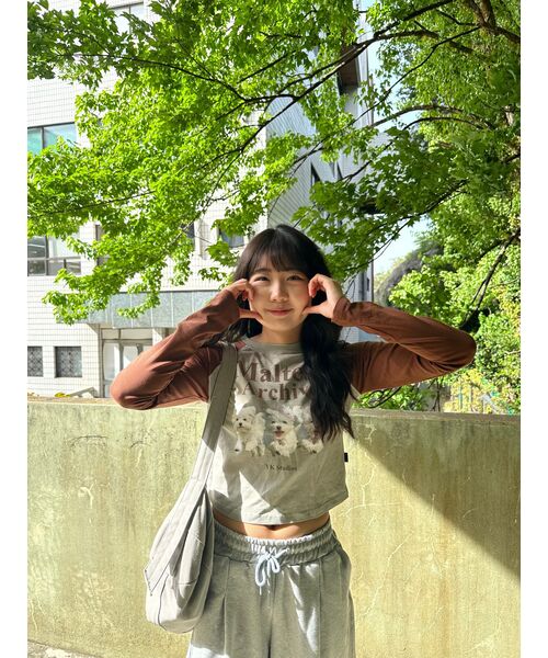 WaiKei(ワイケイ)の「マルチーズアーカイブ ラグランロングスリーブTシャツ ミント(Tシャツ/カットソー・レディース・その他・2/0)」の7枚目の写真
