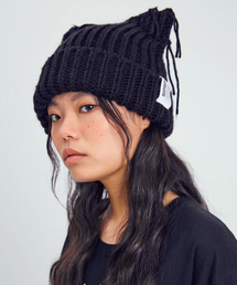 SLEEPYSLIP（スリーピースリップ）の「BREAD BLACK BEANIE（ニットキャップ/ビーニー）」