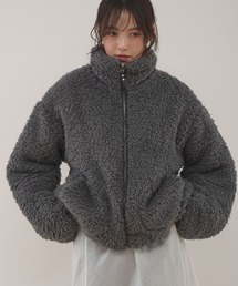 MUHET（ミュエータ）の「shaggy fleece blouson / シャギーフリースブルゾン（ブルゾン）」