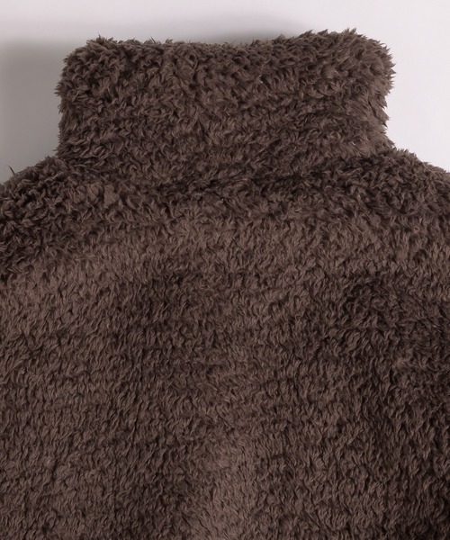 MUHET(ミュエータ)の「shaggy fleece blouson / シャギーフリースブルゾン(ブルゾン・レディース・チャコールグレー/ブラウン・SMALL/MEDIUM)」の22枚目の写真