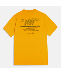 ランオフコイン 半袖コットンTシャツ オレンジ