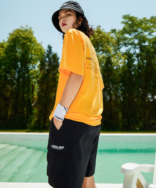 CORALIAN(コラリアン)の「ランオフコイン 半袖コットンTシャツ オレンジ(Tシャツ/カットソー・メンズ・その他・S/M/L/2XL/XL/XS)」の2枚目の写真