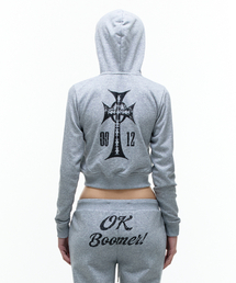 OPUS 0012（オーパス0012）の「Op. 07 CITY GIRL HOOD-ZIP M/GREY（パーカー）」