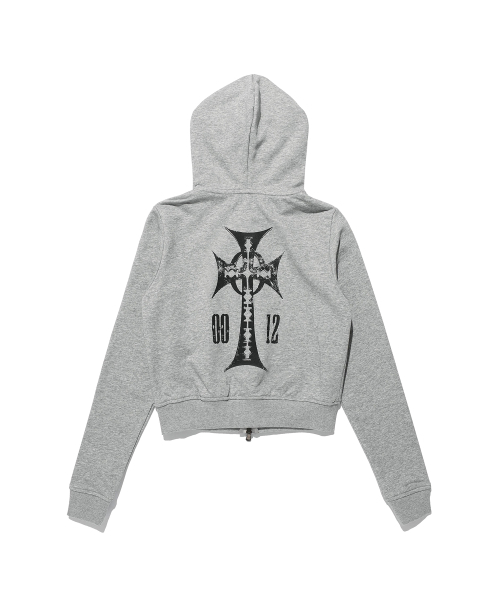 OPUS 0012（オーパス0012）の「Op. 07 CITY GIRL HOOD-ZIP M/GREY（パーカー・レディース・その他・SMALL/MEDIUM）」の4枚目の写真
