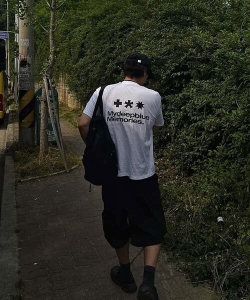mydeepbluememories(マイディープブルーメモリーズ)の「Mm Symbol Logo T-Shirts (WHITE)(Tシャツ/カットソー・レディース・ホワイト・SMALL/MEDIUM/LARGE)」の13枚目の写真