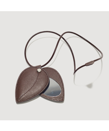 Flor（フロル）の「Leaf Mirror Keyring Brown（チャーム）」