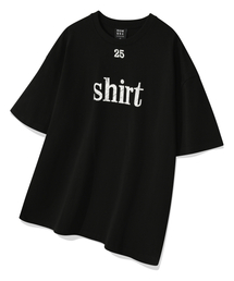 NOMBRE（ノンブレ）の「シンプルレタリングオーバーサイズ半袖Tシャツ[ブラック]（Tシャツ/カットソー）」