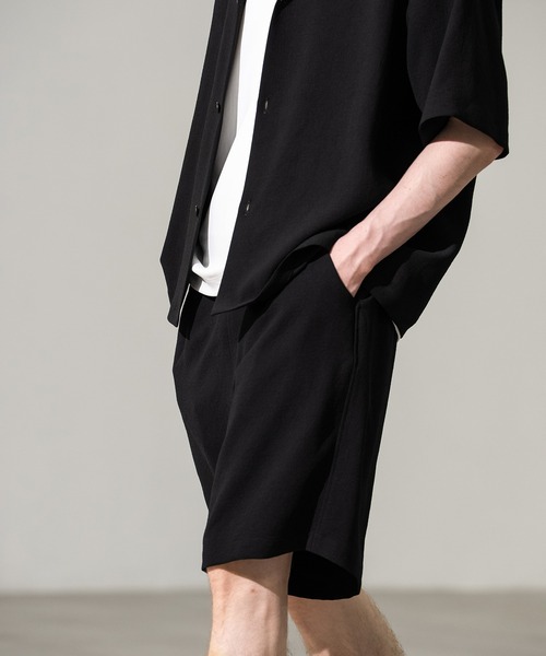 CITY TOKYO（シティトウキョウ）の「【CITY TOKYO/シティートーキョー】Multi-flex ﾜｲﾄﾞｼｮｰﾂ（その他パンツ・メンズ・ダークブラウン/ブラック・1/2）」の5枚目の写真