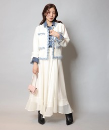 Apuweiser-riche | エアリー切替スカート(スカート)