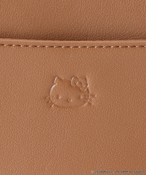 Spick & Span（スピックアンドスパン）の「HELLO KITTY×S&S×HASHIBAMI ミニボストンバッグ（ボストンバッグ・レディース・ブラック/キャメル・FREE）」の11枚目の写真