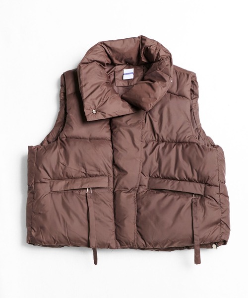 CALIFORNIA OUTFITTERS(カリフォルニア アウトフィッターズ)の「12D3 スタンドカラー中綿ショートJK(ダウンジャケット/コート・メンズ・アイボリー/ブラック/ブラウン・FREE)」の6枚目の写真