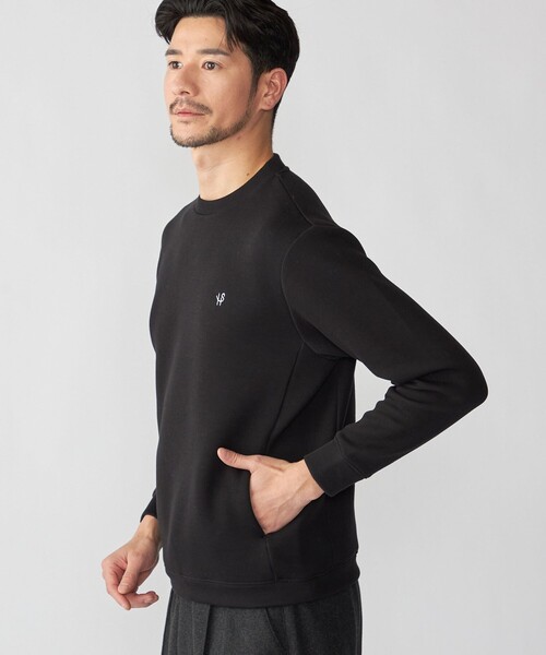 SHIPS(シップス)の「【WEB限定】SHIPS: コットンポリ ダブルニット ロングスリーブ クルーネック トレーナー (セットアップ対応)(スウェット・メンズ・ブラック/グレー/ベージュ・SMALL/MEDIUM/LARGE/X-LARGE)」の10枚目の写真