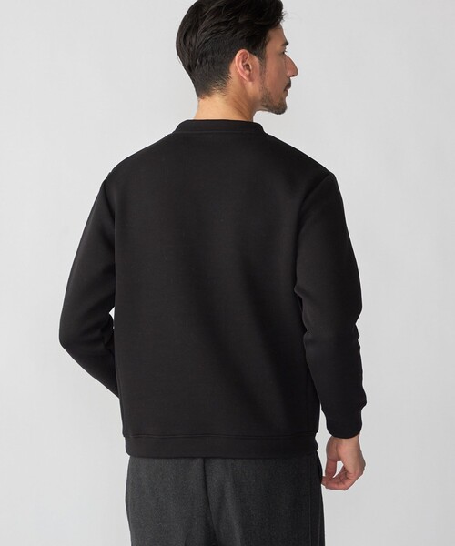 SHIPS(シップス)の「【WEB限定】SHIPS: コットンポリ ダブルニット ロングスリーブ クルーネック トレーナー (セットアップ対応)(スウェット・メンズ・ブラック/グレー/ベージュ・SMALL/MEDIUM/LARGE/X-LARGE)」の11枚目の写真