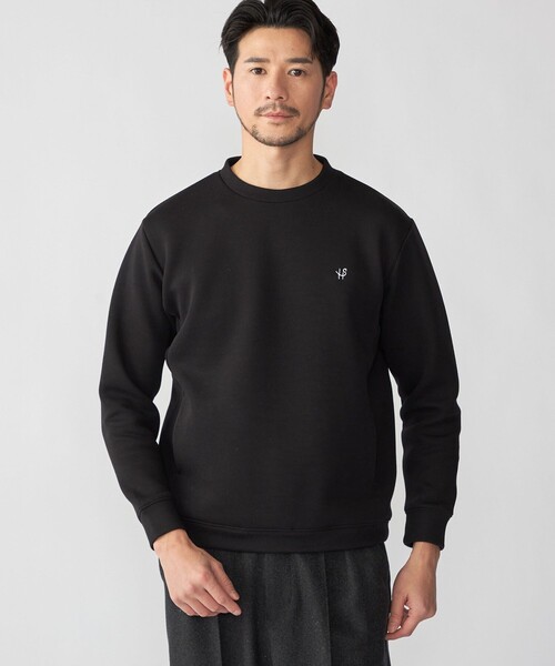 SHIPS(シップス)の「【WEB限定】SHIPS: コットンポリ ダブルニット ロングスリーブ クルーネック トレーナー (セットアップ対応)(スウェット・メンズ・ブラック/グレー/ベージュ・SMALL/MEDIUM/LARGE/X-LARGE)」の13枚目の写真