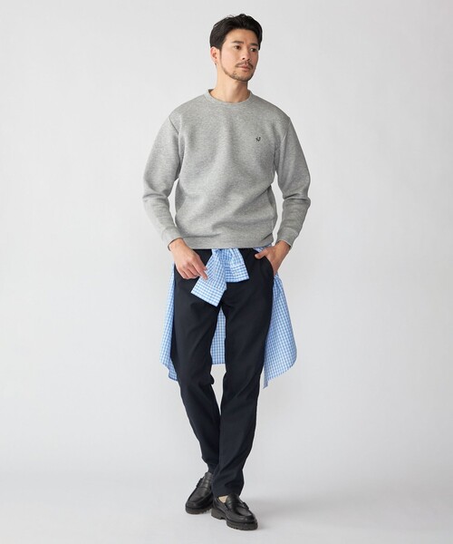 SHIPS(シップス)の「【WEB限定】SHIPS: コットンポリ ダブルニット ロングスリーブ クルーネック トレーナー (セットアップ対応)(スウェット・メンズ・ブラック/グレー/ベージュ・SMALL/MEDIUM/LARGE/X-LARGE)」の15枚目の写真