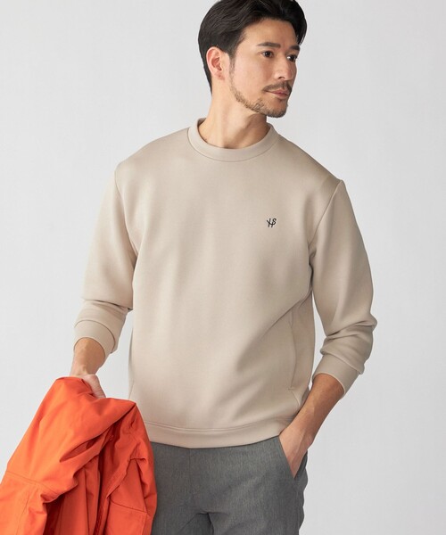 SHIPS(シップス)の「【WEB限定】SHIPS: コットンポリ ダブルニット ロングスリーブ クルーネック トレーナー (セットアップ対応)(スウェット・メンズ・ブラック/グレー/ベージュ・SMALL/MEDIUM/LARGE/X-LARGE)」の18枚目の写真