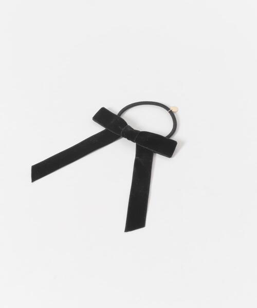 URBAN RESEARCH DOORS（アーバンリサーチドアーズ）の「ベロアリボンヘアゴム(KIDS)（その他・キッズ・ダークグレー/ブラック・ONE）」の4枚目の写真