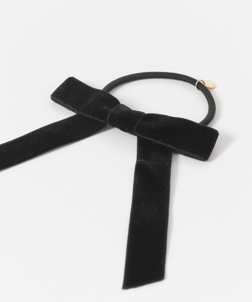 URBAN RESEARCH DOORS（アーバンリサーチドアーズ）の「ベロアリボンヘアゴム(KIDS)（その他・キッズ・ダークグレー/ブラック・ONE）」の5枚目の写真