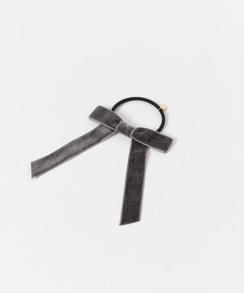 URBAN RESEARCH DOORS（アーバンリサーチドアーズ）の「ベロアリボンヘアゴム(KIDS)（その他・キッズ・ダークグレー/ブラック・ONE）」の8枚目の写真