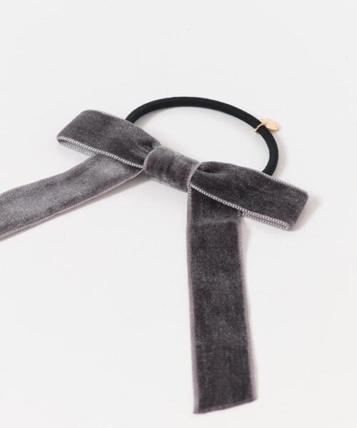 URBAN RESEARCH DOORS（アーバンリサーチドアーズ）の「ベロアリボンヘアゴム(KIDS)（その他・キッズ・ダークグレー/ブラック・ONE）」の9枚目の写真