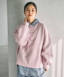 LEPSIM | パフエア刺繍プルオーバー　634638(スウェット)