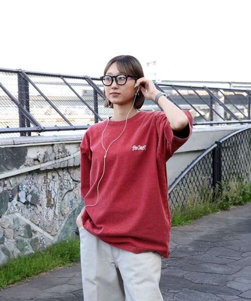 BEN DAVIS(ベンデイビス)の「【BEN DAVIS(ベンデイビス)】ROADSIDE VNTG TEE(UF) / Tシャツ クルーネック ワンポイント シンプル ユニセックス 加工(Tシャツ/カットソー・メンズ・ダークブラウン/レッド/ブラック・X-LARGE/LARGE/MEDIUM)」の8枚目の写真