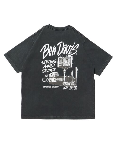 BEN DAVIS(ベンデイビス)の「【BEN DAVIS(ベンデイビス)】ROADSIDE VNTG TEE(UF) / Tシャツ クルーネック ワンポイント シンプル ユニセックス 加工(Tシャツ/カットソー・メンズ・ダークブラウン/レッド/ブラック・X-LARGE/LARGE/MEDIUM)」の17枚目の写真