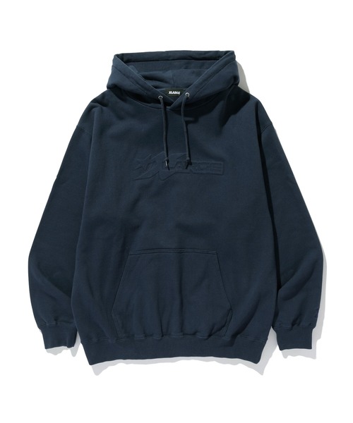 XLARGE（エクストララージ）の「EMBOSSED LOGO HOODED SWEATSHIRT（パーカー・メンズ・ブラック/ネイビー/グレー・XL/L/M/S）」の3枚目の写真
