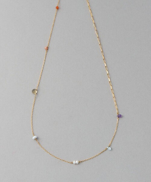 フォーチュン] ナチュラルストーン ネックレス /Rainbow（ネックレス