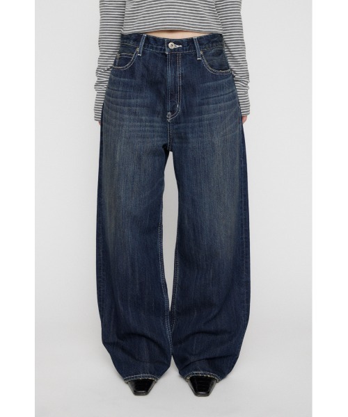LAGUA GEM（ラグアジェム）の「CLASSIC WIDE STRAIGHT デニム（デニムパンツ・レディース・ブルー/ブラック・22inch/23inch/24inch/25inch/26inch）」の10枚目の写真