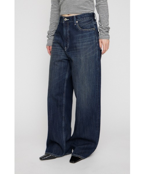 LAGUA GEM（ラグアジェム）の「CLASSIC WIDE STRAIGHT デニム（デニムパンツ・レディース・ブルー/ブラック・22inch/23inch/24inch/25inch/26inch）」の11枚目の写真