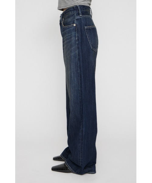 LAGUA GEM（ラグアジェム）の「CLASSIC WIDE STRAIGHT デニム（デニムパンツ・レディース・ブルー/ブラック・22inch/23inch/24inch/25inch/26inch）」の13枚目の写真