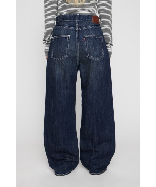 LAGUA GEM（ラグアジェム）の「CLASSIC WIDE STRAIGHT デニム（デニムパンツ・レディース・ブルー/ブラック・22inch/23inch/24inch/25inch/26inch）」の14枚目の写真
