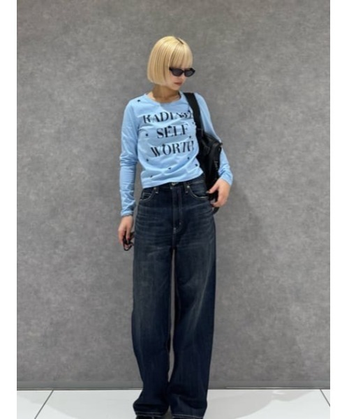 ラグアジェム ワイドデニム CLASSIC WIDE STRAIGHT デニム CLASSIC WIDE STRAIGHT デニム（デニムパンツ）｜LAGUA GEM
