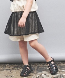 maarook（マルーク）の「杢ツイルメッシュペプラムキュロット（その他パンツ）」