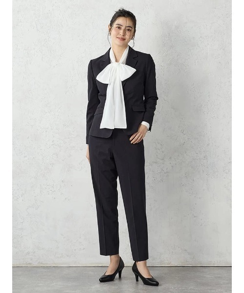 Perfect Suit FActory（パーフェクトスーツファクトリー）の「プレーンスーツ　テーパードパンツ【dazzlin × P.S.FA】グレー/ネイビー（その他パンツ・レディース・グレー/ネイビー・S/M/L/LL）」の12枚目の写真