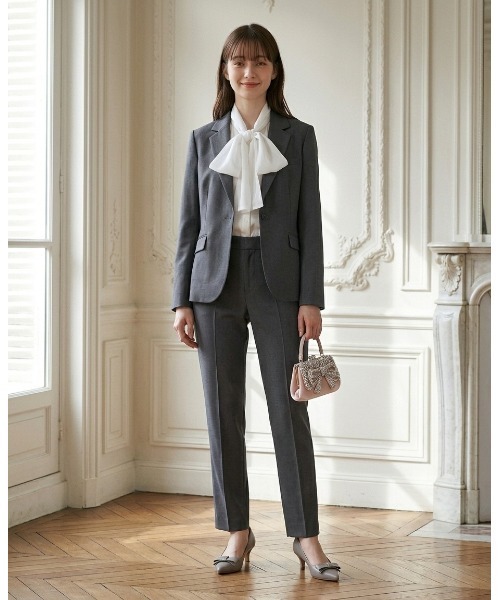 Perfect Suit FActory(パーフェクトスーツファクトリー)の「プレーンスーツ テーパードパンツ【dazzlin × P.S.FA】グレー/ネイビー(その他パンツ・レディース・グレー/ネイビー・S/M/L/LL)」の22枚目の写真