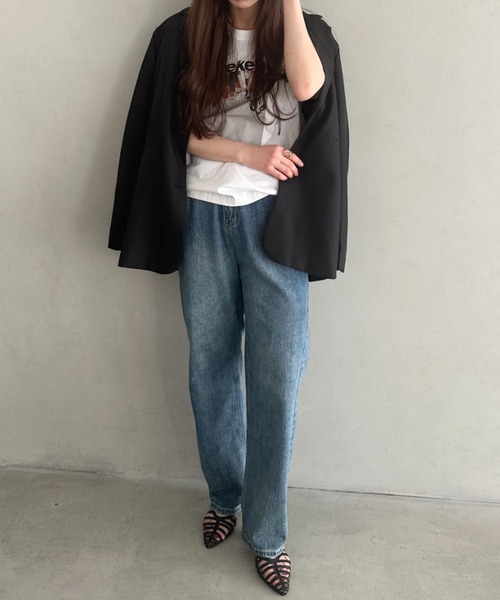 MYMOOD.（マイムード）の「ポインテッドトゥ グルカサンダル ウッドヒール（サンダル・レディース・ブラック/アイボリー/キャメル・23.5cm/24.5cm）」の18枚目の写真