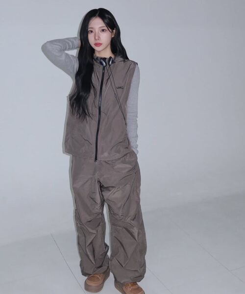 LMCの「OG HOODIE VEST khaki brown（ベスト・レディース・その他・S/M/L）」の22枚目の写真