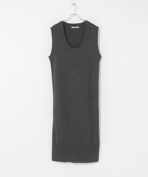 KBF(ケイビーエフ)の「ハーフZIPレイヤードニットワンピース(ワンピース・レディース・ベージュ/チャコールグレー・ONE)」の19枚目の写真