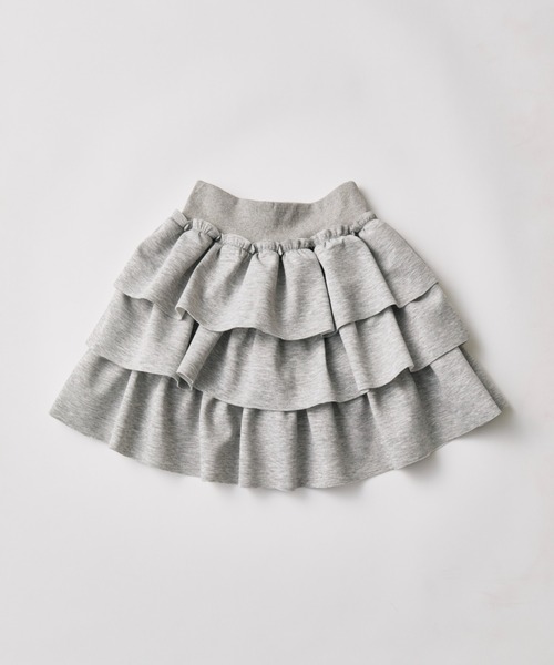 OLIVE des OLIVE(オリーブデオリーブ)の「キラキラロゴフリルスカート(スカート・レディース・トップグレー/ネイビー/ピンク・FREE)」の5枚目の写真