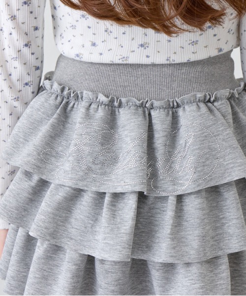 OLIVE des OLIVE(オリーブデオリーブ)の「キラキラロゴフリルスカート(スカート・レディース・トップグレー/ネイビー/ピンク・FREE)」の10枚目の写真