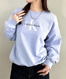 Calvin Klein(カルバン・クライン)/CK モノロゴ クルーネック スウェット プルオーバー/LS MONOLOGO FRENCH TERRY RELAXED CREW