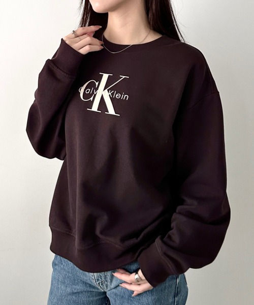 Calvin Klein(カルバン・クライン)の「Calvin Klein(カルバン・クライン)/CK モノロゴ クルーネック スウェット プルオーバー/LS MONOLOGO FRENCH TERRY RELAXED CREW(スウェット・レディース・ホワイト/ライトブルー/レッド/ブラウン・S/XS/L/XL/M)」の19枚目の写真