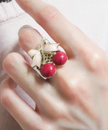 axes femme（アクシーズファム）の「ショコラリング／チェリー（リング）」