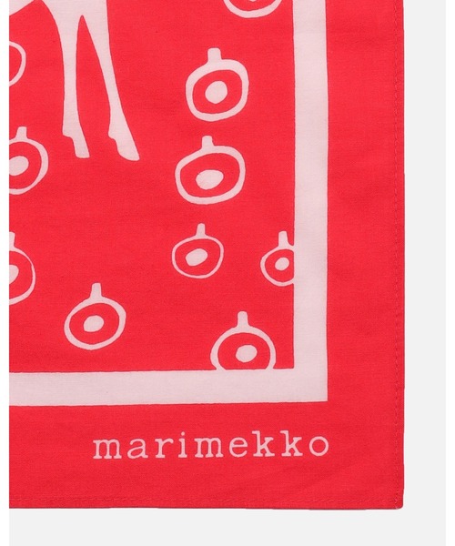 marimekko（マリメッコ）の「【kioski】Astrilli Musta Tamma / scarf（ストール/ショール・レディース・レッド・FREE）」の3枚目の写真