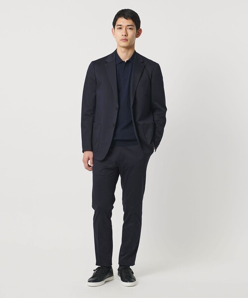 モックロディ ノープリーツ パンツ UA COZY ウォッシャブル ストレッチ
